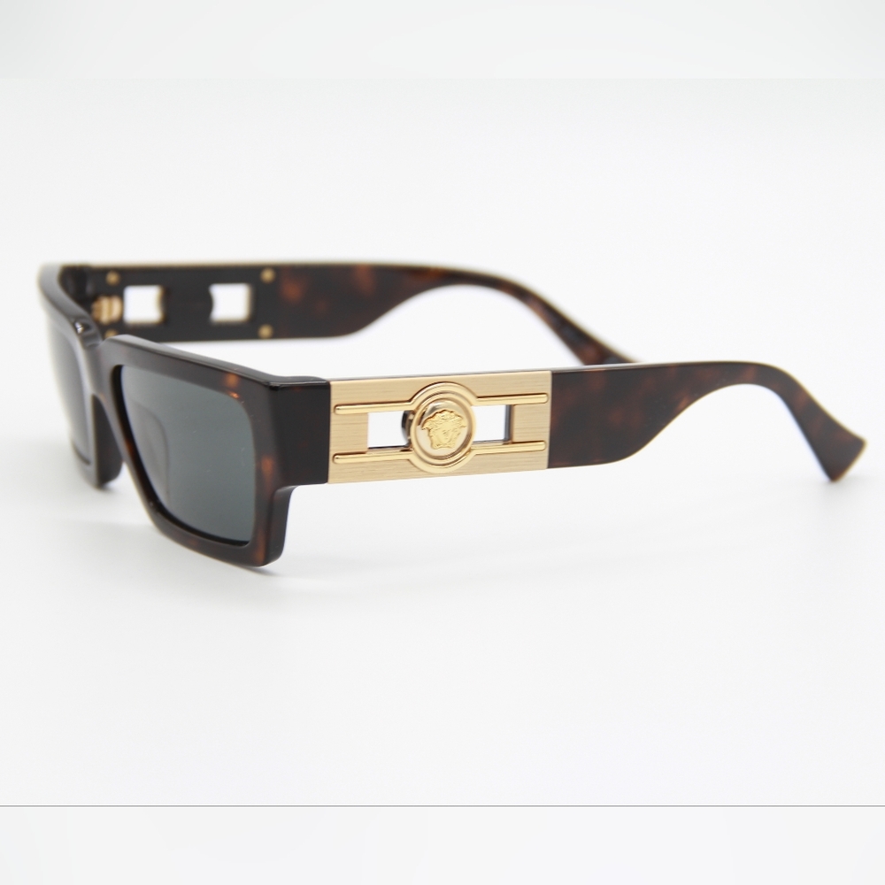 NEW VERSACE VE4459 108/87 UNISEX SUNGLASSES VERSACE MOD 4459 BROWN - Picture 5 of 11